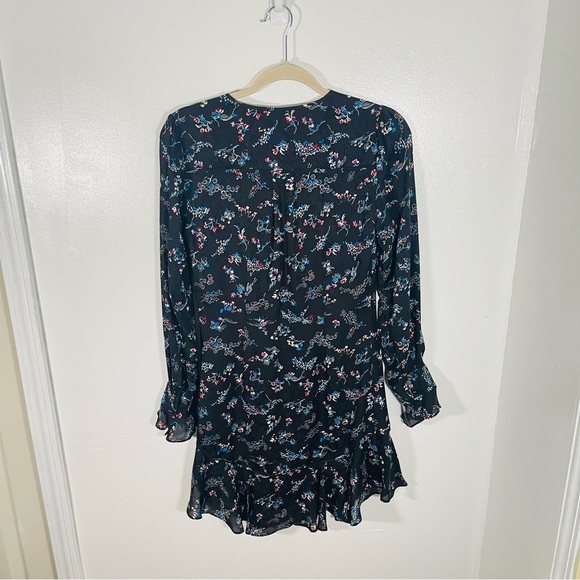 Veronica Beard Preston Floral Silk Dress Wedding Bohemian Festival Quiet Luxury - Picture 9 of 10